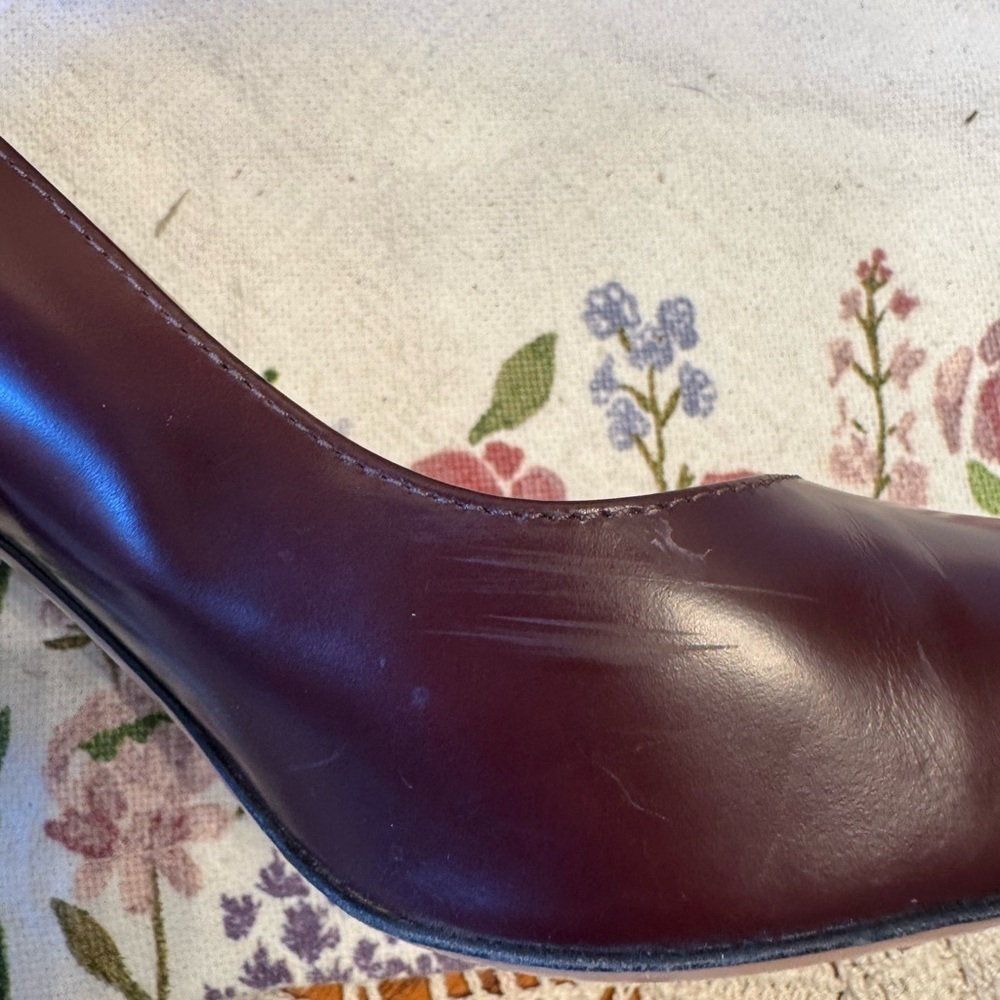 Coach Womens Shoes Leather Made in Italy Italian Gennie Heels Pumps Size 10 - Picture 6 of 13